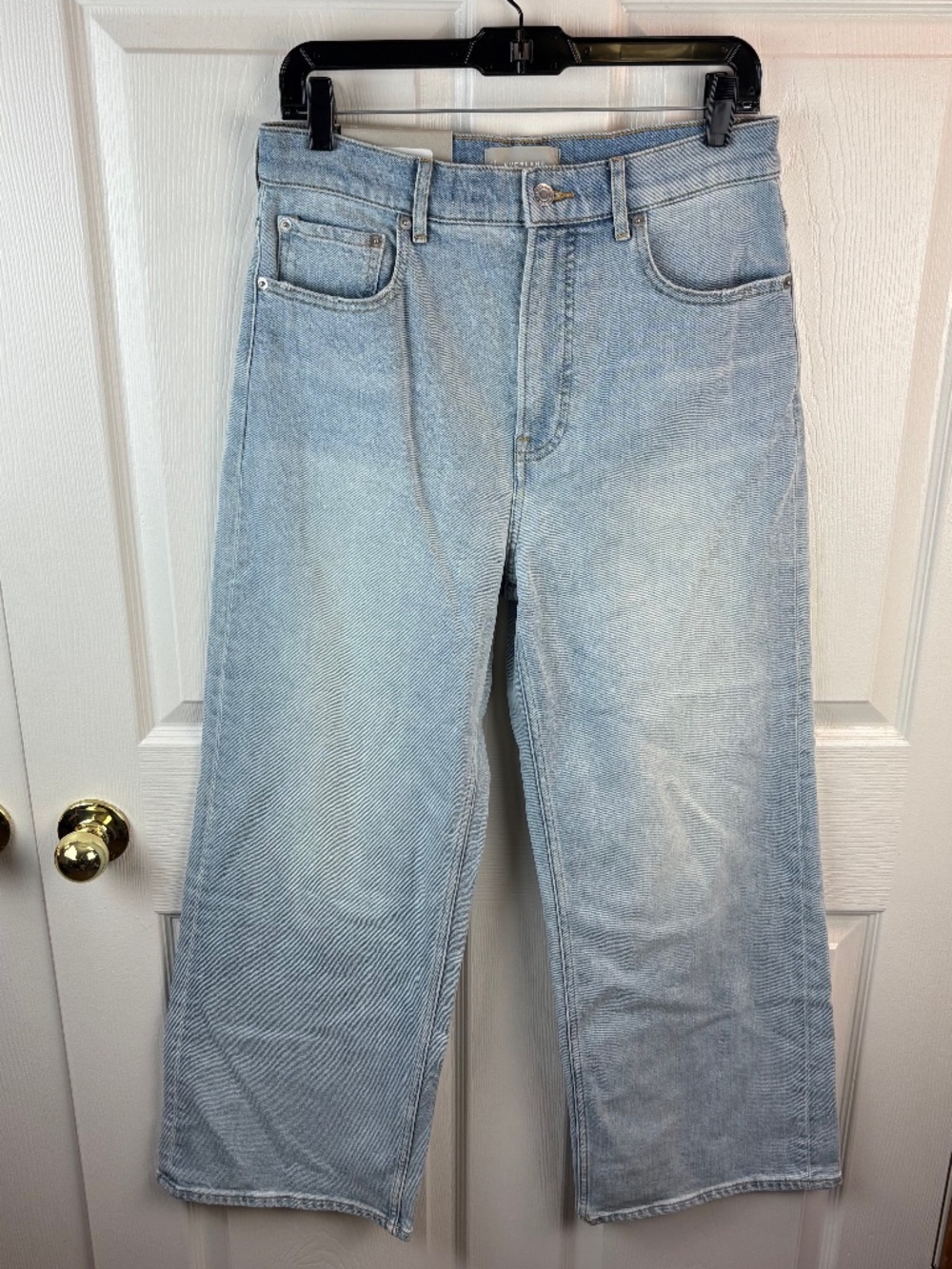 Everlane Way High Sailor Wide Leg Jeans